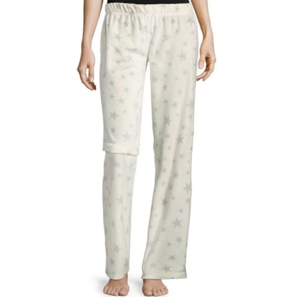 New Flirtitude Fleece Pattern Pajama Pants
